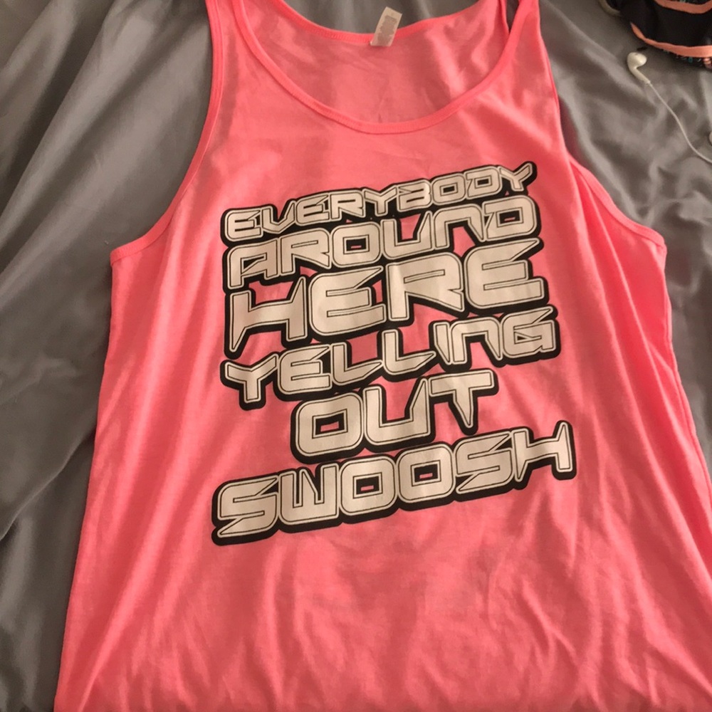 Swooshcat tank top